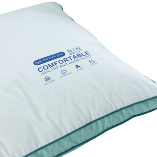 Gối Khách Sạn 5 Sao Hotel Pillow NIN House Cao Cấp | 48x74cm | Vỏ 100% Cotton, Ruột Gối Đầu Lông Vũ Nhân Tạo Microfiber