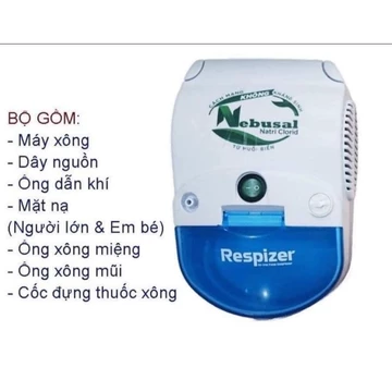 Máy Xông Khí Dung Respizer RJ-206D CPC1HN - máy xông mũi, xông họng.