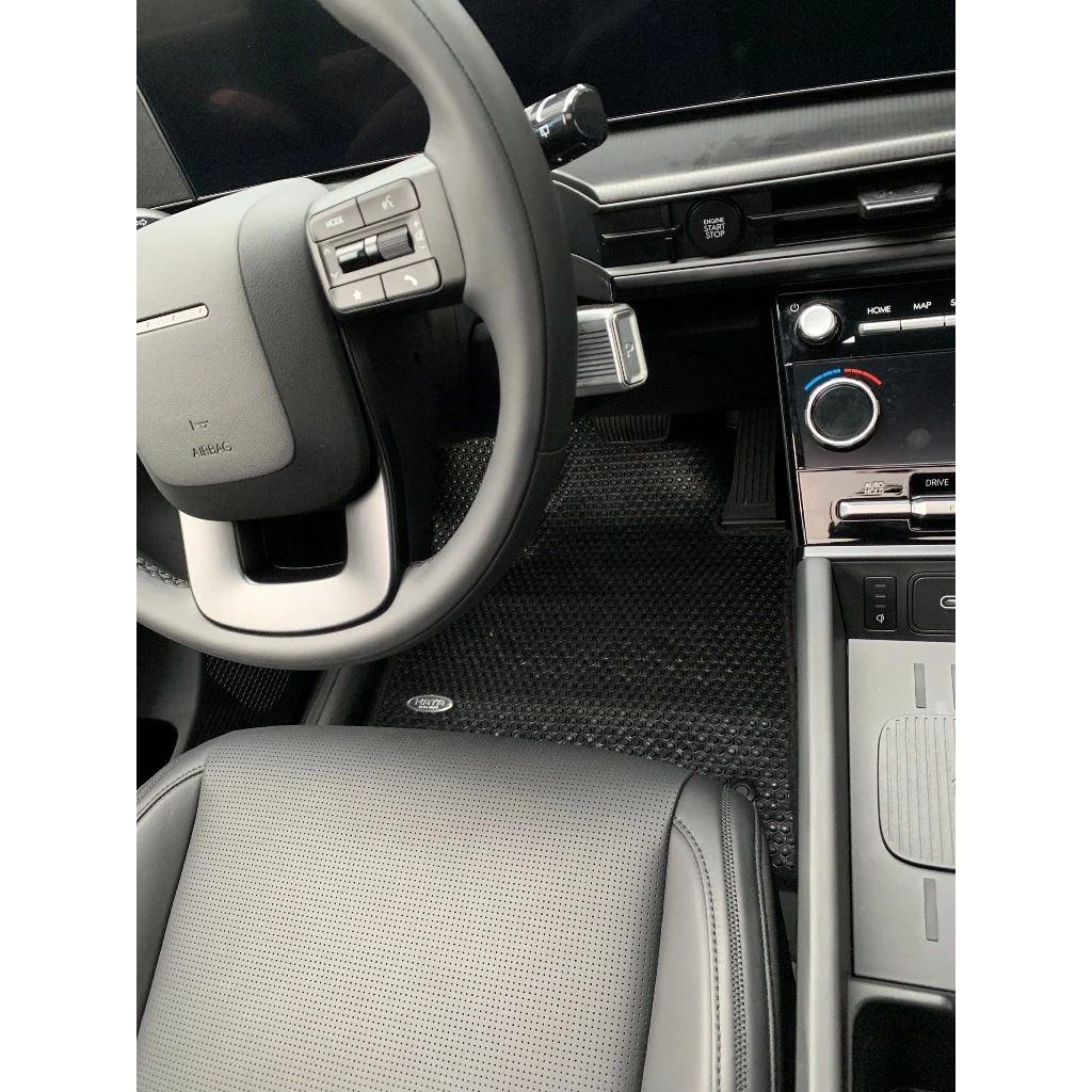 Thảm lót sàn ô tô KATA cho xe Hyundai Santafe (2013-2025), Thảm để chân xe hơi vừa khít sàn, không thấm nước, không mùi
