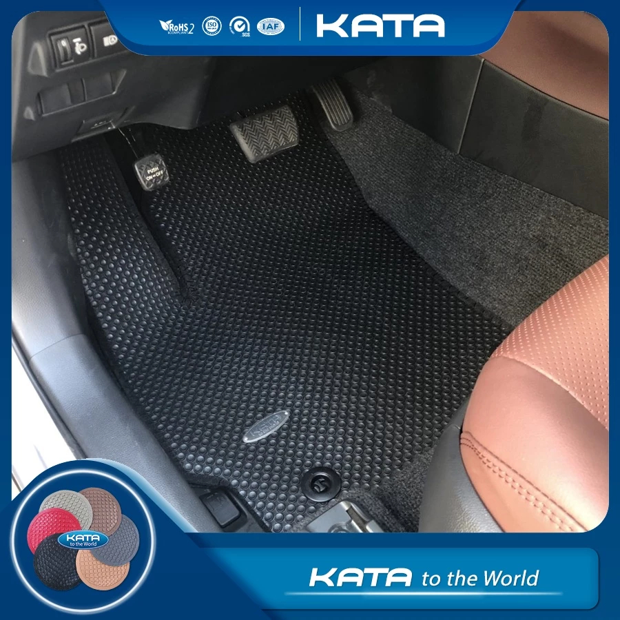 Thảm lót sàn ô tô KATA cho xe Toyota Corolla Cross (2020-2025), Thảm để chân xe hơi vừa khít sàn, không thấm nước