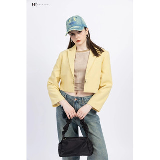 Áo Khoác Croptop Nữ J-P Fashion Hai Lớp, Áo Croptop Blazer Nữ Có Độn Vai Tay Dài Thời Trang Thanh Lịch 11509324