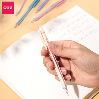 Bút Chì Kim Pastel Deli Ngòi 0.5mm/0.7mm Deli, Bút Chì Bấm Cơ Học Có Đầu Tẩy Thiết Kế Chống Gãy Ngòi