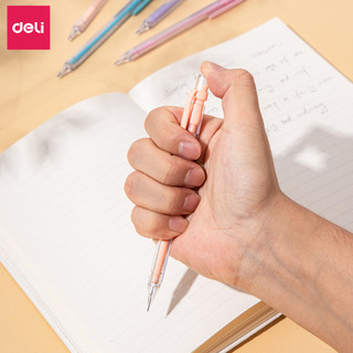 Bút Chì Kim Pastel Deli Ngòi 0.5mm/0.7mm Deli, Bút Chì Bấm Cơ Học Có Đầu Tẩy Thiết Kế Chống Gãy Ngòi