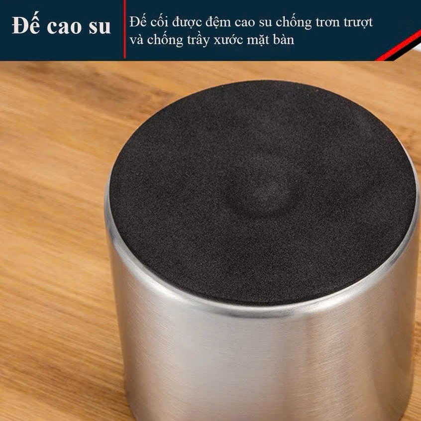 Bộ Cối Chày, Chày Cối Bằng Inox Cầm Tay Siêu Tiện Lợi,  SET CỐI CHÀY BẰNG INOX - MÃ: CHAYCOI235