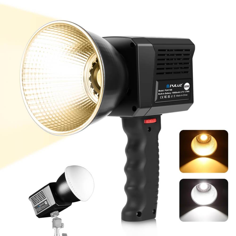 ĐÈN LED STUDIO 60W TÍCH HỢP PIN 10.000MAH PULUZ CHÍNH HÃNG | Shopee ...