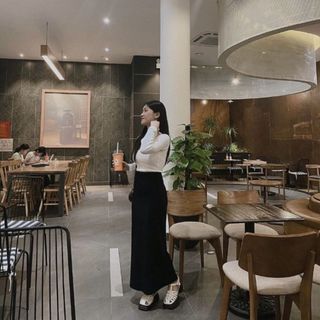 Chân váy nữ dáng suông dài chữ A cạp chun ôm body chất thun co giãn thiết kế trẻ trung năng động HCOM2765 YuuMi Style