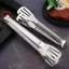 Kẹp Gắp Thức Ăn Bằng Inox Có Đầu Khía, KẸP INOX GẮP ĐỒ NƯỚNG - MÃ: KEPGAPDO23