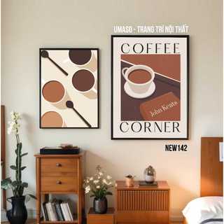 Tranh Canvas Trang Trí Quán Cafe NEW42 - Tranh Decor, Tranh Trí Quán Cafe, Quán Nước, Nhà Hàng Cao Cấp