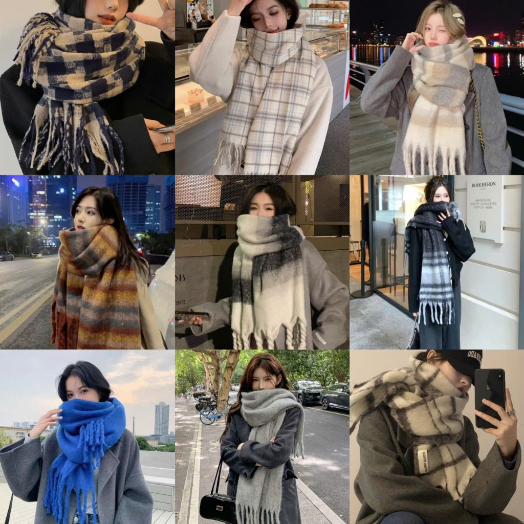 Khăn choàng cổ Việt Nam - Gửi quà dịp Giáng sinh sang Canada