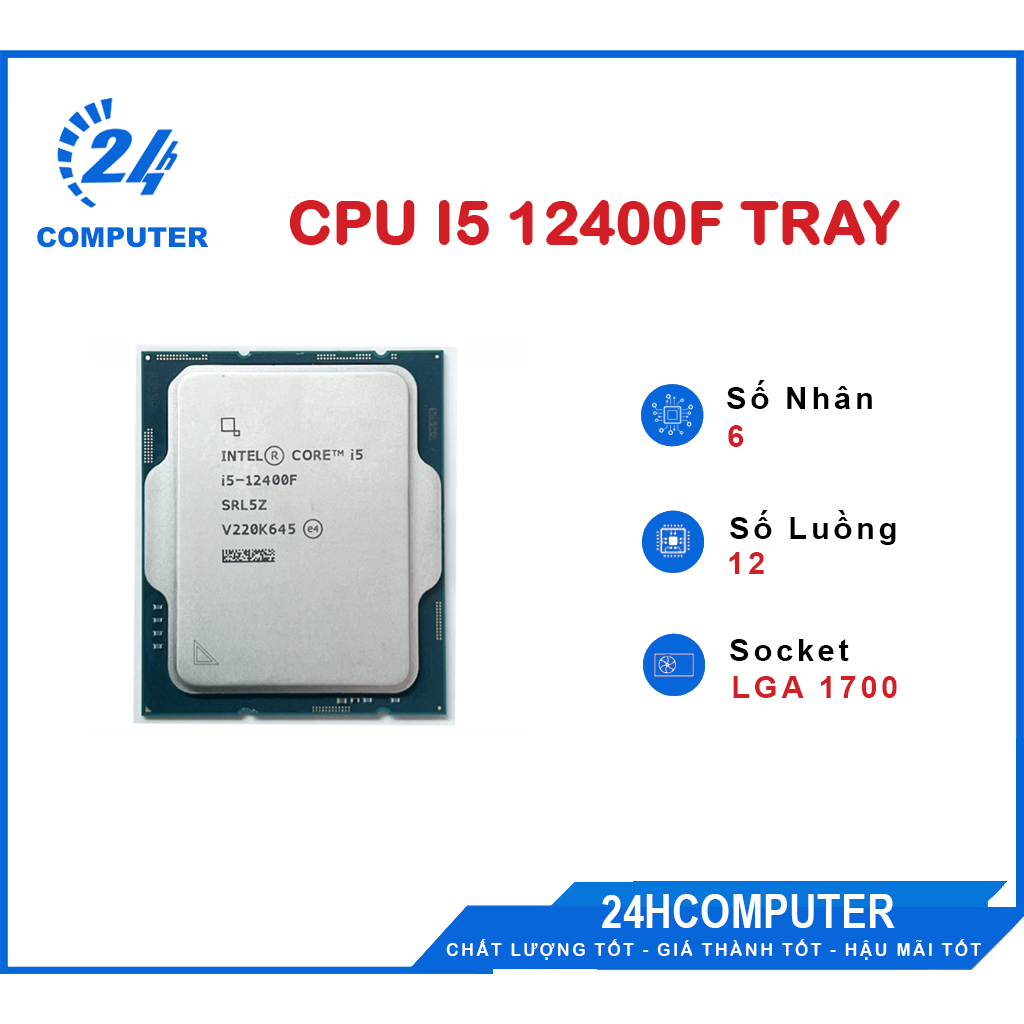 Kit 10 CPU I5 12400F Tray New | Shopee Việt Nam