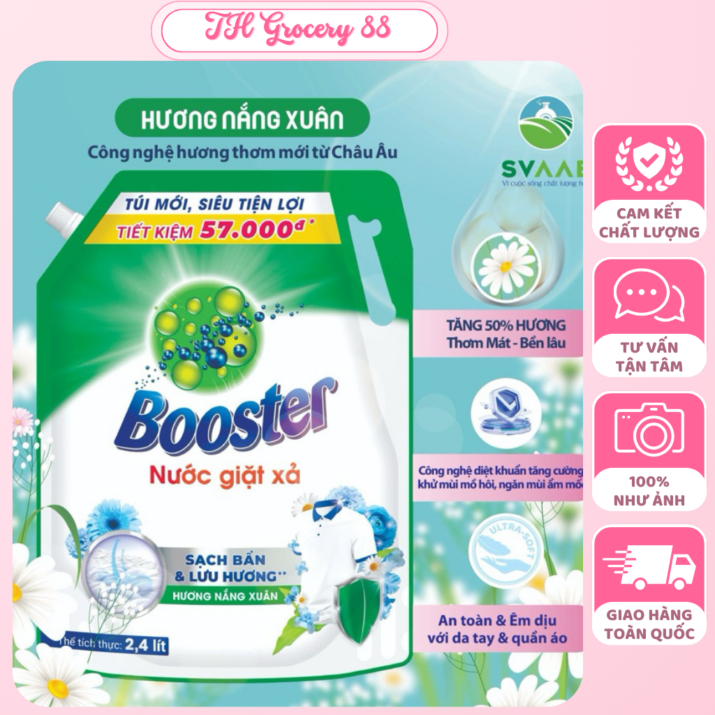 Nước Giặt Xả Bosster Hương Nắng MaiHương nắng xuân