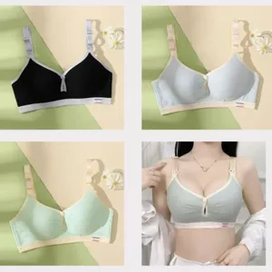 Larosa Áo Bra Cho Bé Ti Áo Chống Chảy Xệ Có Cúc Bấm Thuận Tiện Không Gọng - LA123A
