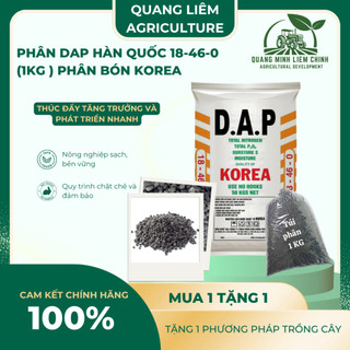 Phân DAP Hàn Quốc Túi 100GR/500GR/1KG (bán lẻ) - Cung Cấp Dinh Dưỡng, Tăng Năng Suất, Kháng Sâu Bệnh