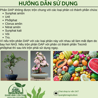Phân DAP Hàn Quốc Túi 100GR/500GR/1KG (bán lẻ) - Cung Cấp Dinh Dưỡng, Tăng Năng Suất, Kháng Sâu Bệnh