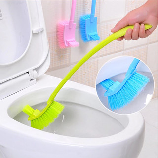Chổi Cọ Rửa Toilet 2 Đầu Đa Năng, Cây Cọ Bồn Cầu Làm Sạch Mọi Vết Bẩn 1455