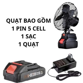 Quạt Tích Điện Mini DIDOOGLT Để Bàn Lượng Lớn 10 Cell Làm Mát Cực Nhanh, Sử Dụng Liên Tục Nhiều Giờ