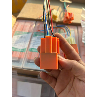 COMBO 10 rơ le cam to 12v-24v kèm rắc.