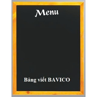 Bảng đen menu khung gỗ (mời xem thêm kích thước khác trong mô tả)