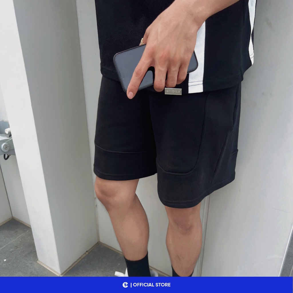 Quần short đùi local brand Pathway City Cycle nỉ chân cua form rộng unisex nam nữ oversize
