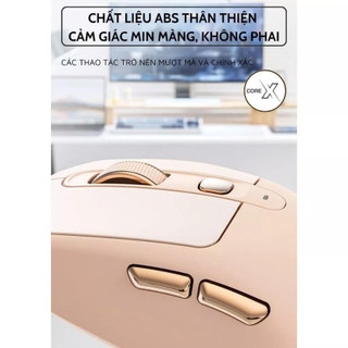 Chuột Không Dây Bluetooth Free Wolf A3 Pin Sạc Nút im Lặng Chống Ồn Cho Máy Tính, Laptop, Ipad