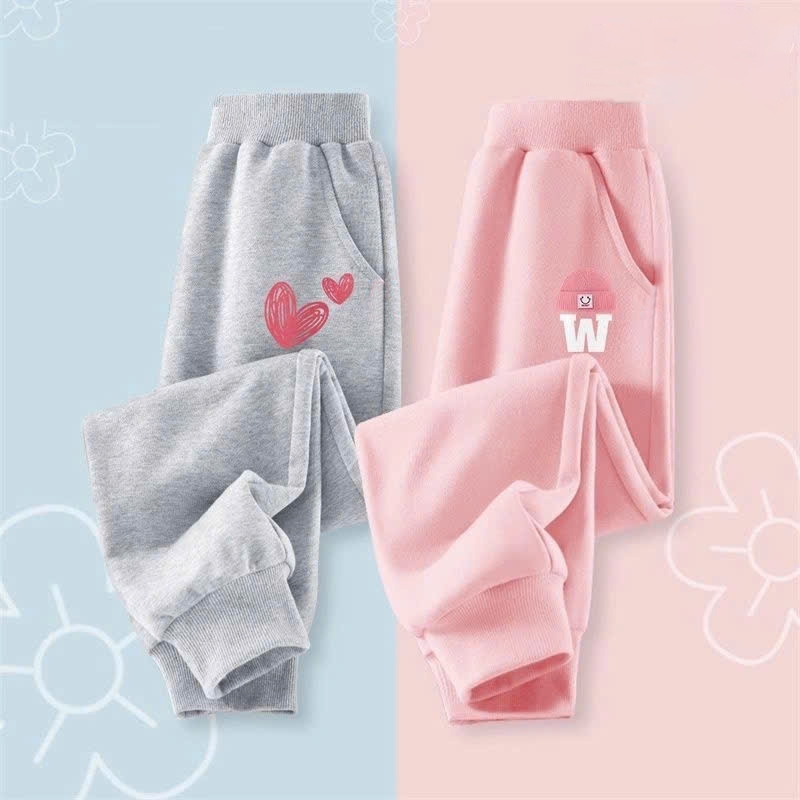 Quần jogger túi hình mũ và tim cho bé gái size đại BEESHOP D25014