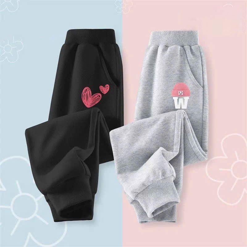Quần jogger túi hình mũ và tim cho bé gái size đại BEESHOP D25014