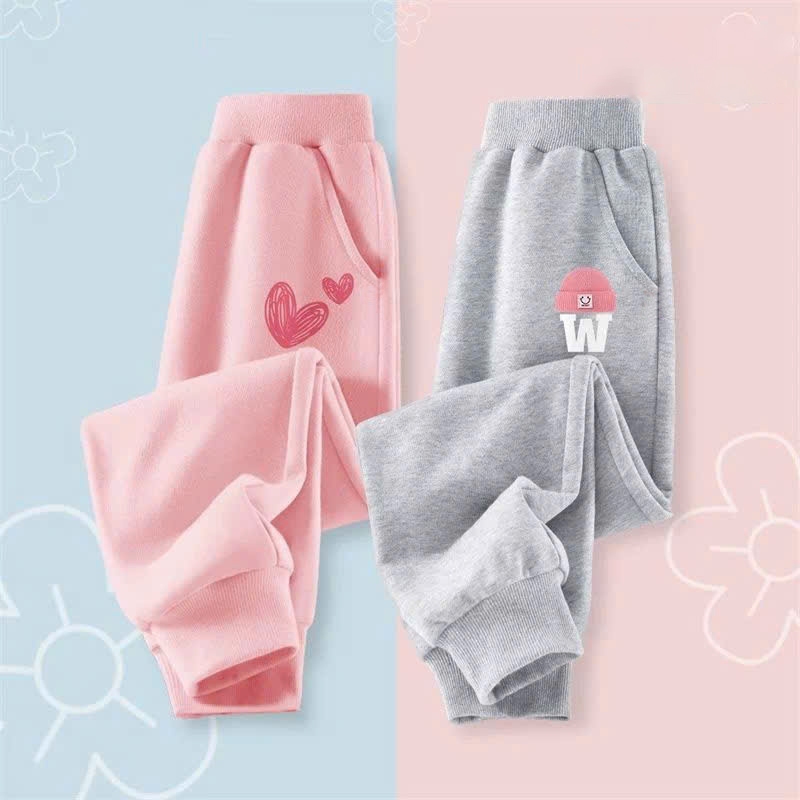 Quần jogger túi hình mũ và tim cho bé gái size đại BEESHOP D25014