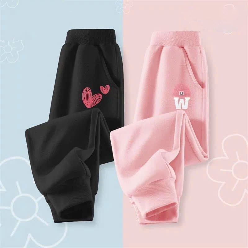 Quần jogger túi hình mũ và tim cho bé gái size đại BEESHOP D25014