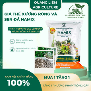Giá Thể Xương Rồng và Sen Đá Namix - Tơi xốp, Thoáng khí, Giúp rễ và cây phát triển mạnh (5dm3)
