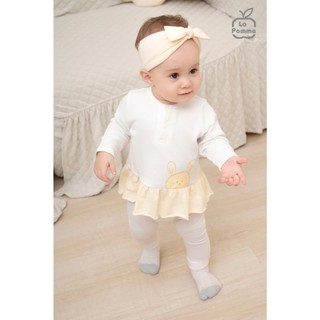 La pomme AW2024 Băng đô sơ sinh La Pomme hoạ tiết cho bé