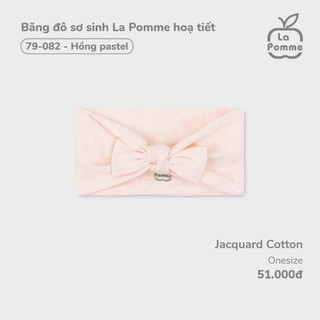 La pomme AW2024 Băng đô sơ sinh La Pomme hoạ tiết cho bé