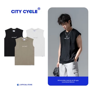 Áo Tanktop Local Brand ba lỗ Rover City Cycle cotton in tráng gương form rộng nam nữ unisex