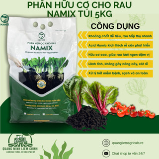 Phân bón cho rau Namix gói 2KG, Phân hữu cơ cho rau NAMIX chuyên dùng cho rau ăn lá, củ, quả