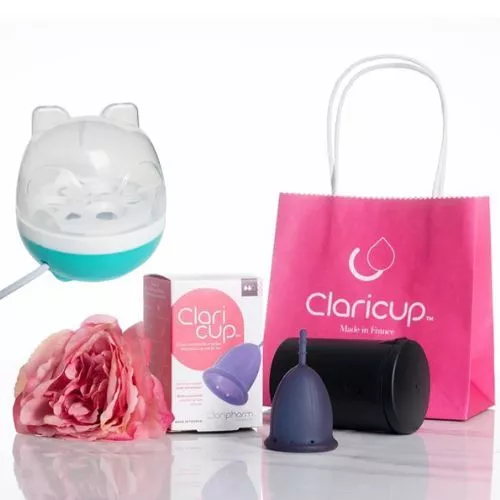 Cốc nguyệt san Claricup Kèm Máy tiệt trùng Cốc tiệt trùng