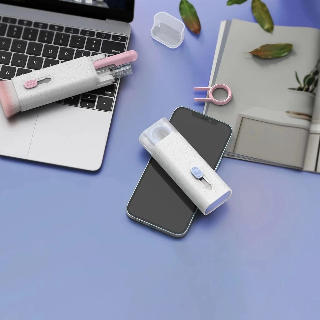 KEYBOARD CLEANING KIT LAPTOP CLEANER<br>10-in-1 computer screen cleaning brush tool<br>Multi-function PC electronic cleaner kit spray<br>For iPad iPhone Pro, earbuds, camera monitor<br>All-in-one with patent design<br><span style='font-size: 11pt;'><em>This post contains affiliate links. If you buy through them, I may earn a commission at no extra cost to you. Thank you!</em></span>