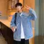 Áo khoác jean nam dáng rộng form suông oversize, áo khoác mùa đông cho nam nữ FABUMAN