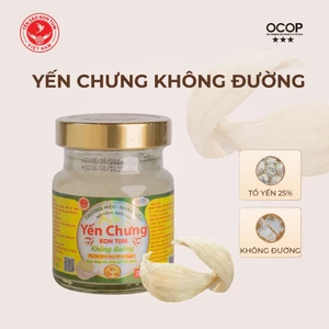 Yến Chưng Không Đường 25% Yến Sào Không Đường Cho Người Ăn Kiêng hũ 70ml