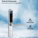 Khóa vân tay AKIA SL210 dành cho cửa nhôm XingFa - Mở khóa vân tay, mật khẩu, thẻ từ, ứng dụng TTLock, BH 24 Tháng — ảnh 6