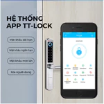 Khóa vân tay AKIA SL210 dành cho cửa nhôm XingFa - Mở khóa vân tay, mật khẩu, thẻ từ, ứng dụng TTLock, BH 24 Tháng — ảnh 8