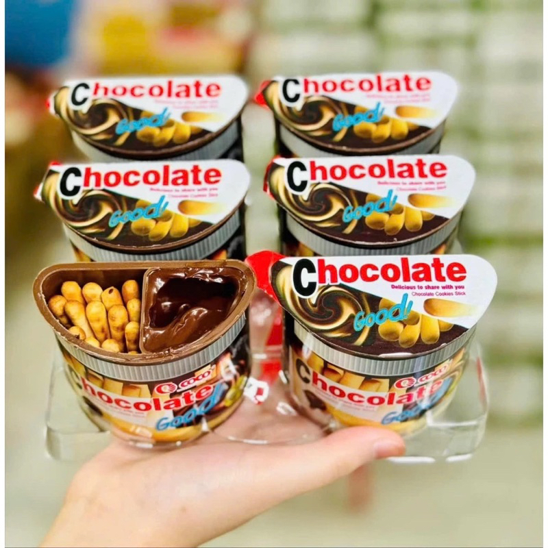 Bánh Que Chấm Chocolate 40g [1 Thùng 12 hộp]