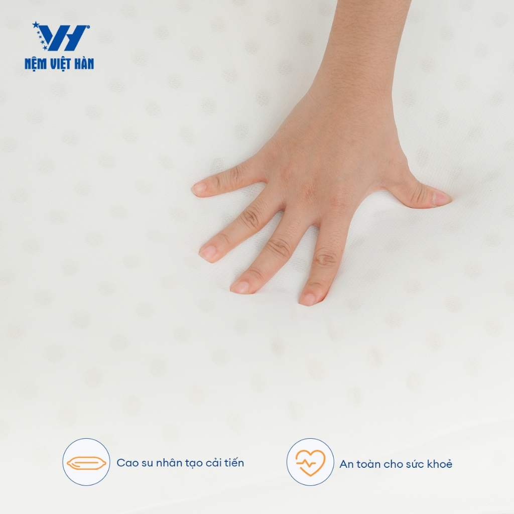 Ảnh Gối nằm cao su Việt Hàn Winhome - Nâng Đỡ, Thoáng Khí, Chất Foam Mềm Mại 4