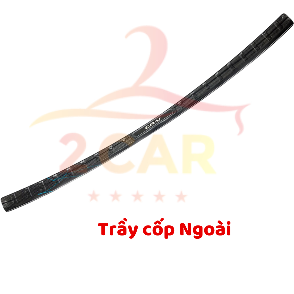 Ốp Chống Trầy Cốp CARBON xe Honda CRV 2024 2025 2026 vân Cacbon cao cấp