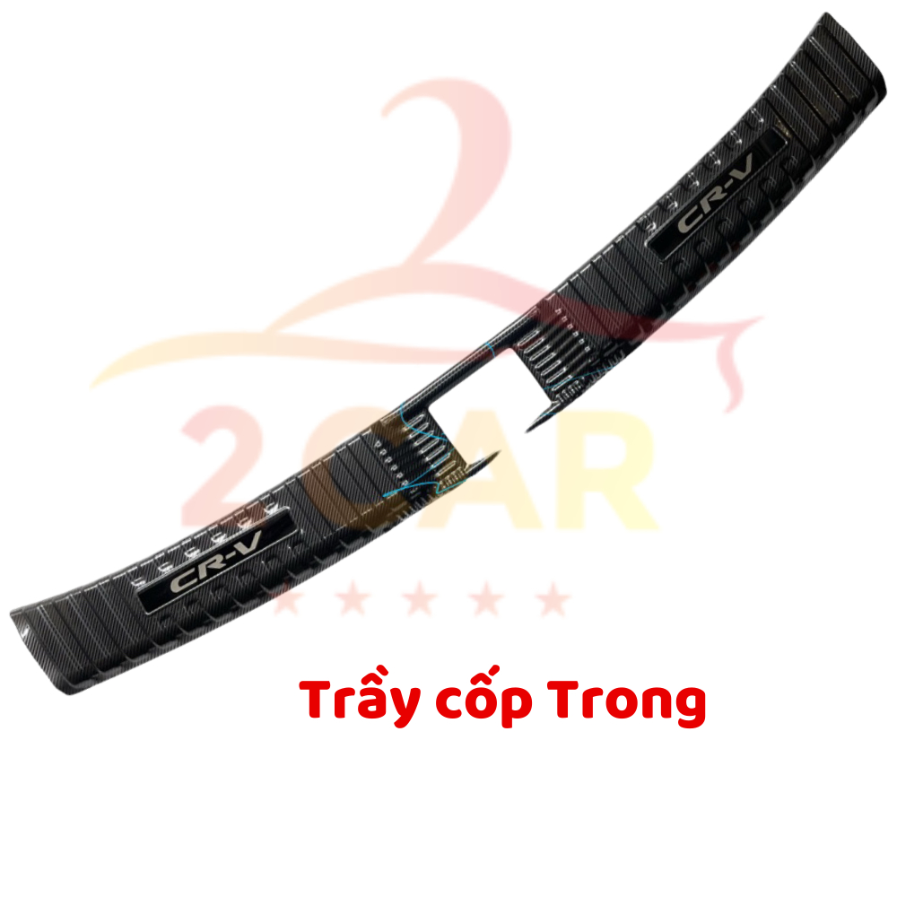 Ốp Chống Trầy Cốp CARBON xe Honda CRV 2024 2025 2026 vân Cacbon cao cấp