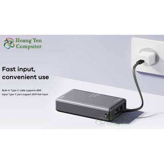 [Có CCC]  Sạc Dự Phòng Mini Remax RPP-87 20000Mah (Sạc Nhanh 65W, QC3.0, VOOC 2.0), Tích Hợp Cáp Type C - Hoàng Yến