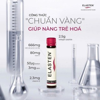 Hộp 28 ống nước uống đẹp da -COLLAGEN ELASTEN (số 1 tại ĐỨC) [Nhập khẩu chính hãng ]