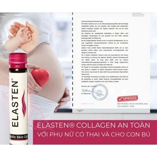 Hộp 28 ống nước uống đẹp da -COLLAGEN ELASTEN (số 1 tại ĐỨC) [Nhập khẩu chính hãng ]