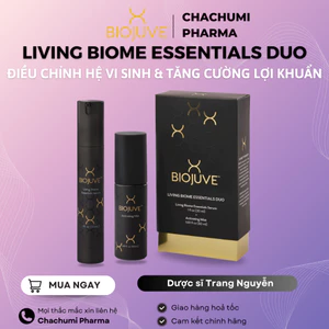 BIOJUVE Living Biome Essentials Duo – Bộ đôi điều chỉnh hệ vi sinh & tăng cường lợi khuẩn trên da