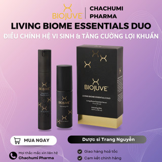 BIOJUVE Living Biome Essentials Duo – Bộ đôi điều chỉnh hệ vi sinh & tăng cường lợi khuẩn trên da