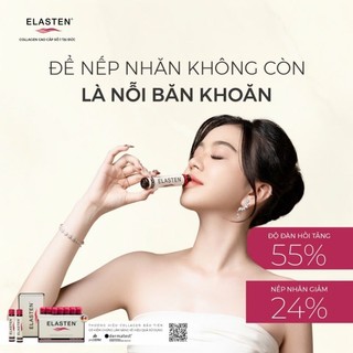 Hộp 28 ống nước uống đẹp da -COLLAGEN ELASTEN (số 1 tại ĐỨC) [Nhập khẩu chính hãng ]