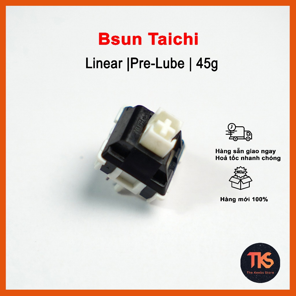 Switch Bsun Taichi | Âm Clack Nổ To | Linear 45g | Công tắc bàn phím cơ ...